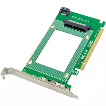 InLine 76619J PCIe x16 U.2 NVMe interfeisa karte