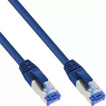 Tīkla vads InLine B-76807B Cat6a S/FTP (S-STP) 7,5 m, RJ-45 uz RJ-45, zils