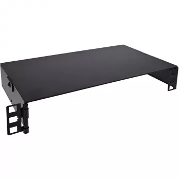 InLine 10101B 10" sienas mini statīvs, 1U, 15,2 cm dziļums, melns