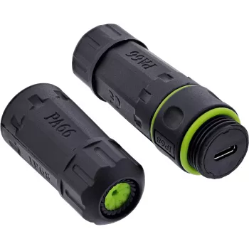 USB-C savienotājs InLine 69927L — IP68 ūdensnecaurlaidīgs adapteris