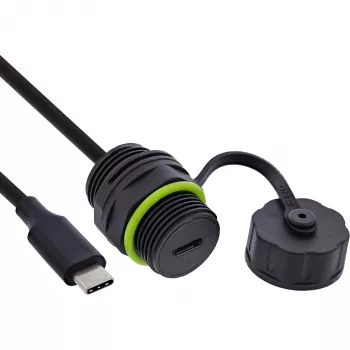 USB-C savienotāja adapteris InLine 69927O — 50 cm kabelis, IP68
