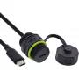 USB-C savienotāja adapteris InLine 69927O — 50 cm kabelis, IP68