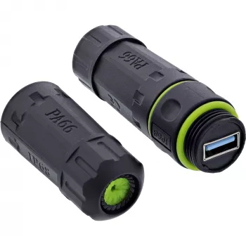 InLine 69927P USB-A kabeļa savienotājs ar IP68 aizsardzību