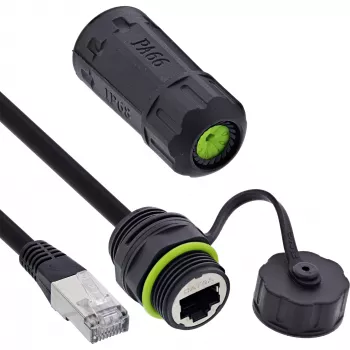 InLine 69927K — dzimuma maiņas adapteris RJ45 savienotājam