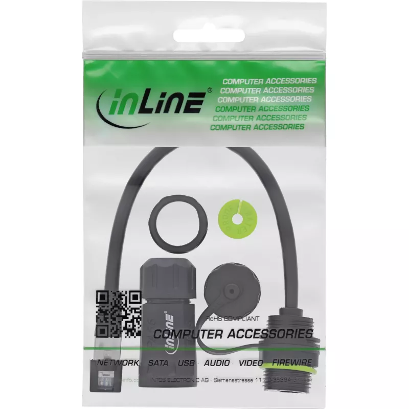 InLine 69927K — dzimuma maiņas adapteris RJ45 savienotājam