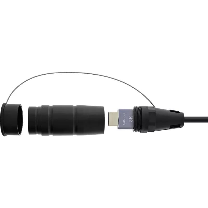 InLine 17990T HDMI AOC kabelis 90 m HDMI Type A (Standarta) Melns