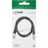 VGA kabelis InLine 10801S, analogais video kabelis, 88 g, 15×15 mm