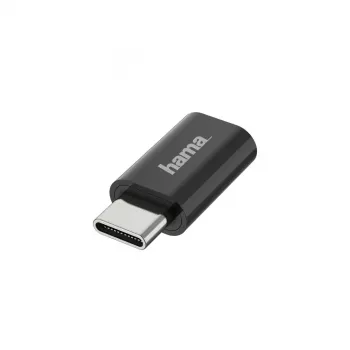 Pārejas adapteris Hama 00200310 Micro USB uz USB-C melns