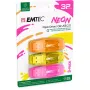 Emtec C410 Neon USB 2.0 zibatmiņas disks 32 GB, 3 gab. iepakojumā (P3)