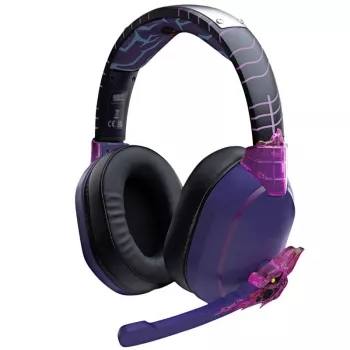Lexip Sasuke “Revenge” Naruto Shippuden austiņas – Bluetooth, ar noņemamu mikrofonu – bezvadu režīmā PC, Nintendo Switch, Android, iOS un planšetēm – vadu režīmā PS4, PS5 un Xbox