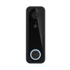 Video durvju zvans TRUST DOORCAM-3000, 3 MP, Wi-Fi 2,4 GHz, MicroSD līdz 256 GB, Akumulators/USB, Melns/Balts