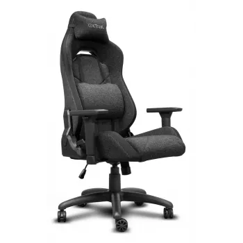 Universāla spēļu krēsla TRUST GXT 723 — polsterēts sēdeklis, max slodze 150 kg, 710×750 mm, augstums līdz 134 cm, pelēks