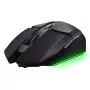 Gaming pele TRUST GXT 122 Felox+ — labā roka, optiskā, RF Wireless + Bluetooth, 10000 DPI, 7 pogas, multi-LED, melna