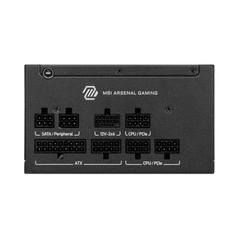 MSI MAG A650GLS PCIE5 barošanas bloks 650 W 24-pin ATX ATX Melns
