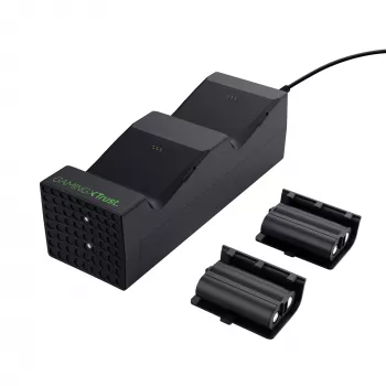Trust GXT 250 Duo uzlādes stacija Xbox Series X|S, melna