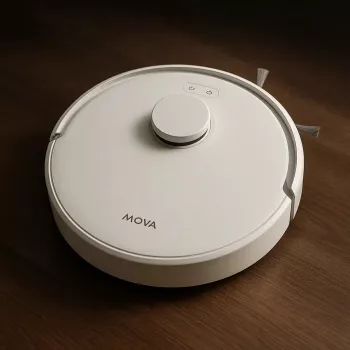 Robotputekļsūcējs ar automātisko bāzes staciju MOVA Tech E20 Plus Bagless White