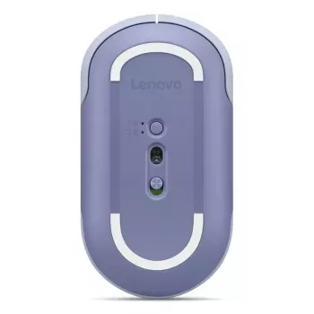 Bezvadu Bluetooth biroja pele Lenovo 350 — ambidekstrāla, optiska 2400 DPI, 6 pogas, zila