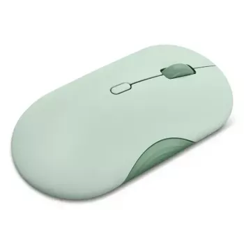 Pele Lenovo 350 ambidextrous Bluetooth optiskā 2400 DPI, 6 pogas, zaļa