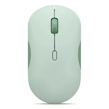 Pele Lenovo 350 ambidextrous Bluetooth optiskā 2400 DPI, 6 pogas, zaļa