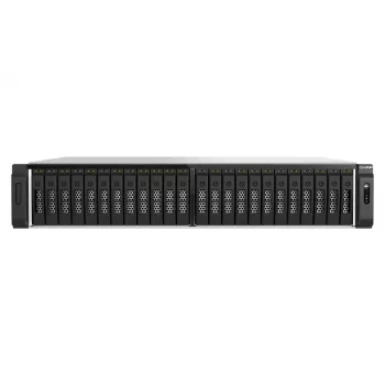 QNAP TS-H3077AFU-R7-64G NAS/server krātuve Rack (2U) AMD Ryzen™ 5 64 GB DDR5 0 TB QuTS hero Melns, Metālisks