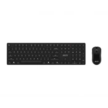 MSI FORGE K210 WIRELESS COMBO bezvadu tastatūras un peles komplekts, melns, USB