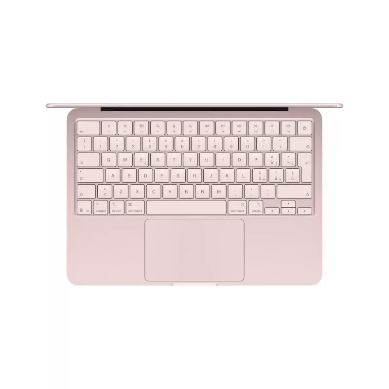 Piezīmjdators Apple MacBook Neo 13 collu — A18 Pro 6-kodolu CPU, 5-kodolu GPU, 8GB RAM, 256GB SSD, 2408×1506 displejs, Rozā