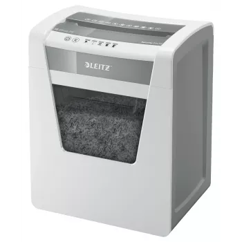 Leitz IQ Office papīra smalcinātājs Security P5, mikrošķērsgriezums, 22,3 cm, 2 x 15 mm, 23 L, 250 loksnes, 55 dB