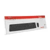 Equip 245201 tastatūra un pele komplektā, USB, vadu, QWERTY spāņu, melna