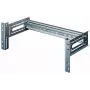 Equip EZR-DIN-4 19 collu DIN sliedes modulis 2U, RAL 7035