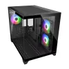 Mini Tower PC korpuss Cougar FV150 ARGB — Melns