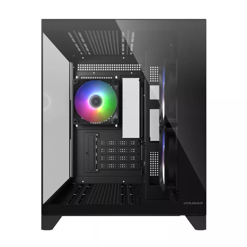 Mini Tower PC korpuss Cougar FV150 ARGB — Melns