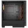 PC Midi Tower korpuss Cougar Airface FLO ARGB, Melns — atbalsta 2x180mm priekšā, 1x120mm aizmugurē, 2.5/3.5 collu diskus, 240×480×509 mm