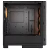 PC Midi Tower korpuss Cougar Airface FLO ARGB, Melns — atbalsta 2x180mm priekšā, 1x120mm aizmugurē, 2.5/3.5 collu diskus, 240×480×509 mm