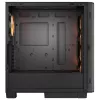 PC Midi Tower korpuss Cougar Airface FLO ARGB, Melns — atbalsta 2x180mm priekšā, 1x120mm aizmugurē, 2.5/3.5 collu diskus, 240×480×509 mm