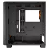 PC Midi Tower korpuss Cougar Airface FLO ARGB, Melns — atbalsta 2x180mm priekšā, 1x120mm aizmugurē, 2.5/3.5 collu diskus, 240×480×509 mm