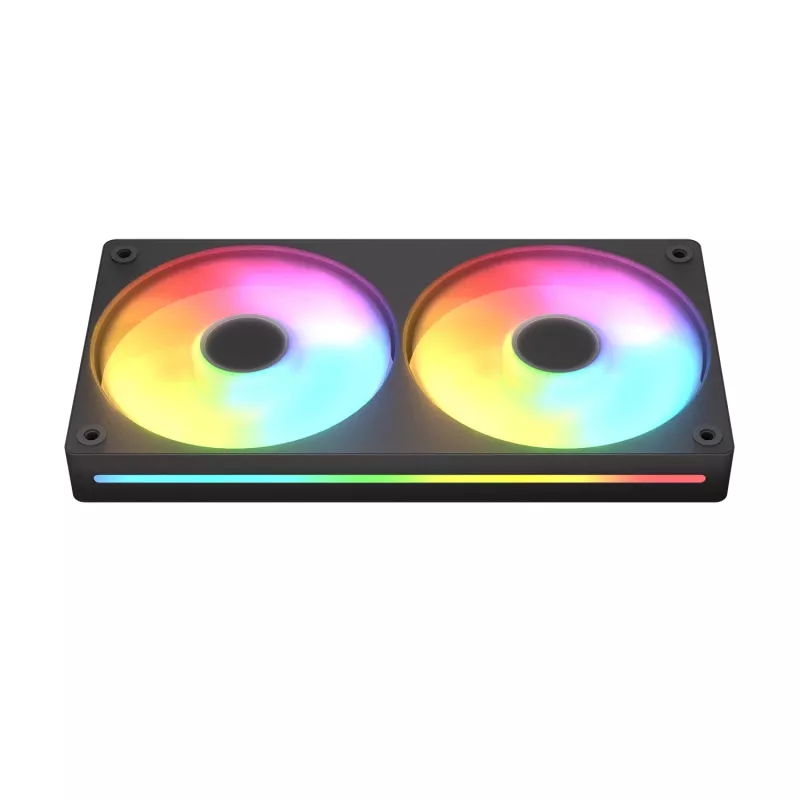 Viss vienā CPU šķidruma dzesētājs Cougar Poseidon Vistek Pro 240, ARGB, 120 mm ventilatori, 700–2500 RPM, Melns