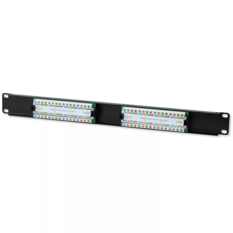 Techly Patch Panel UTP 16 Porti RJ45 Cat.5E I-PP 16-RU-C5ET