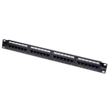 Techly Patch Panel UTP 24 Porti RJ45 Cat.6 I-PP 24-RU-C6T