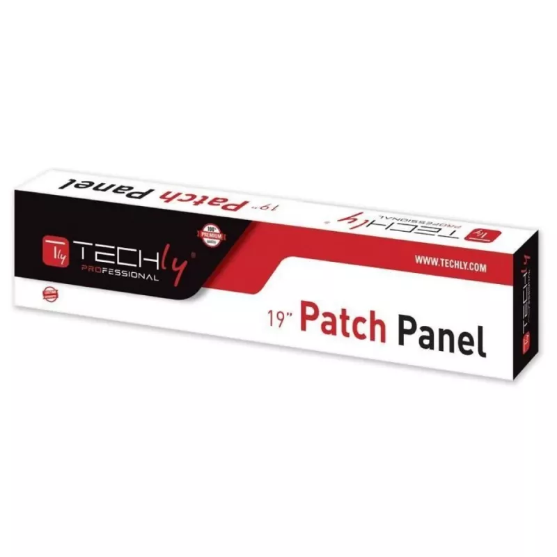 Techly Patch Panel UTP 24 Porti RJ45 Cat.6 I-PP 24-RU-C6T