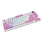 MSI FORGE GK600 TKL WIRELESS VIOLET tastatūra Gaming USB + Bluetooth QWERTY spāņu Pink, Violet, White