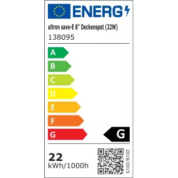 Enerģijas taupīšanas spuldze Ultron 138095 22 W 4000 K