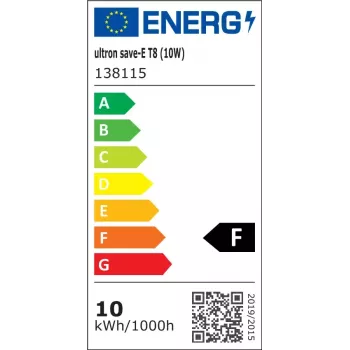 Enerģijas taupīšanas lampa Ultron 138115 10W G13 4000K