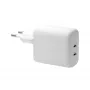 dbramante1928 re-charge Pro - EU sienas lādētājs 2x USB-C 20W - Balts
