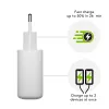 dbramante1928 re-charge Pro - EU sienas lādētājs 2x USB-C 20W - Balts
