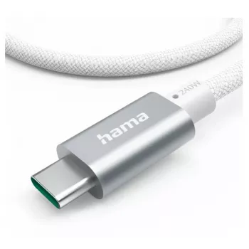 Hama Full-Featured USB kabelis USB 3.2 Gen 1 (3.1 Gen 1) 1.5 m USB C Balts