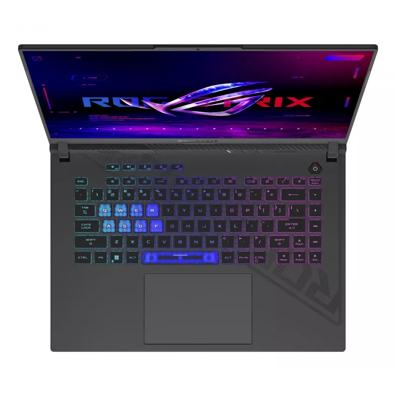 Portatīvais dators ASUS ROG Strix G16 G614PR-R9161W — 16,0 collu FHD+ 165Hz, Ryzen 9 8940HX, 16GB DDR5-5200, 1TB PCIe 4.0 SSD, GeForce RTX 5070 Ti 12GB, 90Wh