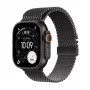 Viedpulkstenis Apple Watch Ultra 3 GPS + Cellular 49mm Black Titanium korpuss ar Black Titanium Milanese cilpu (Mazs)