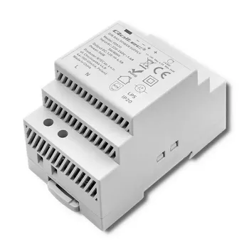 DIN sliedes barošanas bloks QOLTEC 50920, vienfāzes, rūpnieciskām instalācijām
