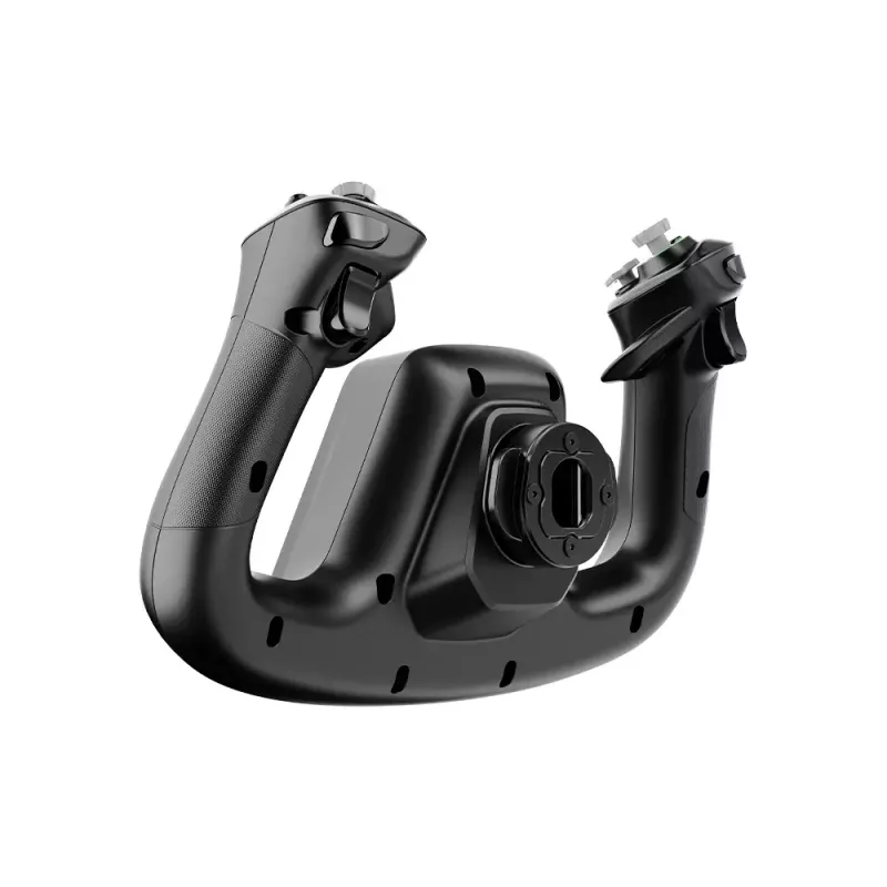 MOZA MFY YOKE lidojuma pamatne — melna ABS un leģētā tērauda konstrukcija, 142.5×202×313 mm