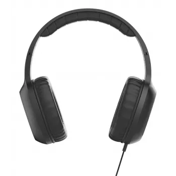 Hama 221784 OnEar Stereo KH Fun II austiņas ar mikrofonu, vadu, melnas